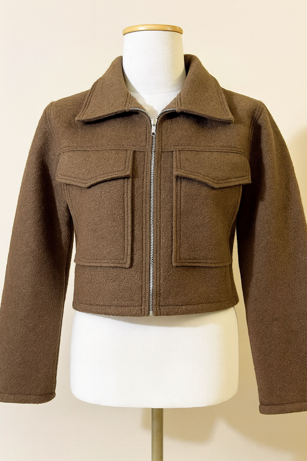 Chaqueta ORÁH Baby Coat – Gris Bouclé