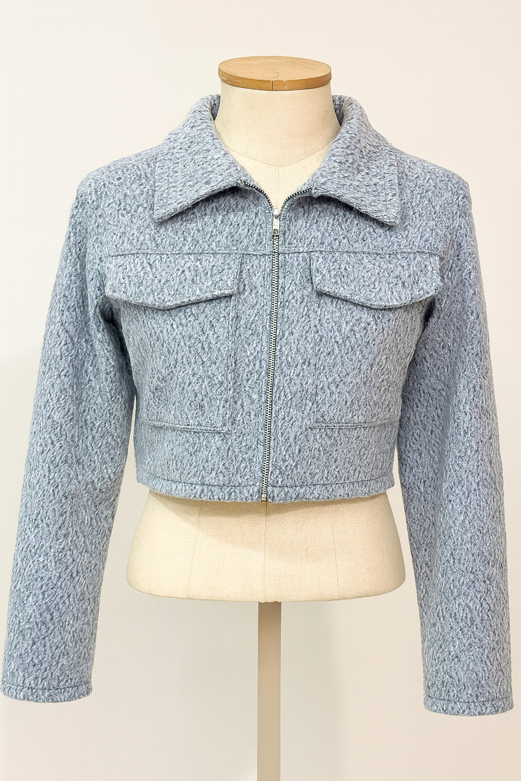 Chaqueta ORÁH Baby Coat – Gris Bouclé