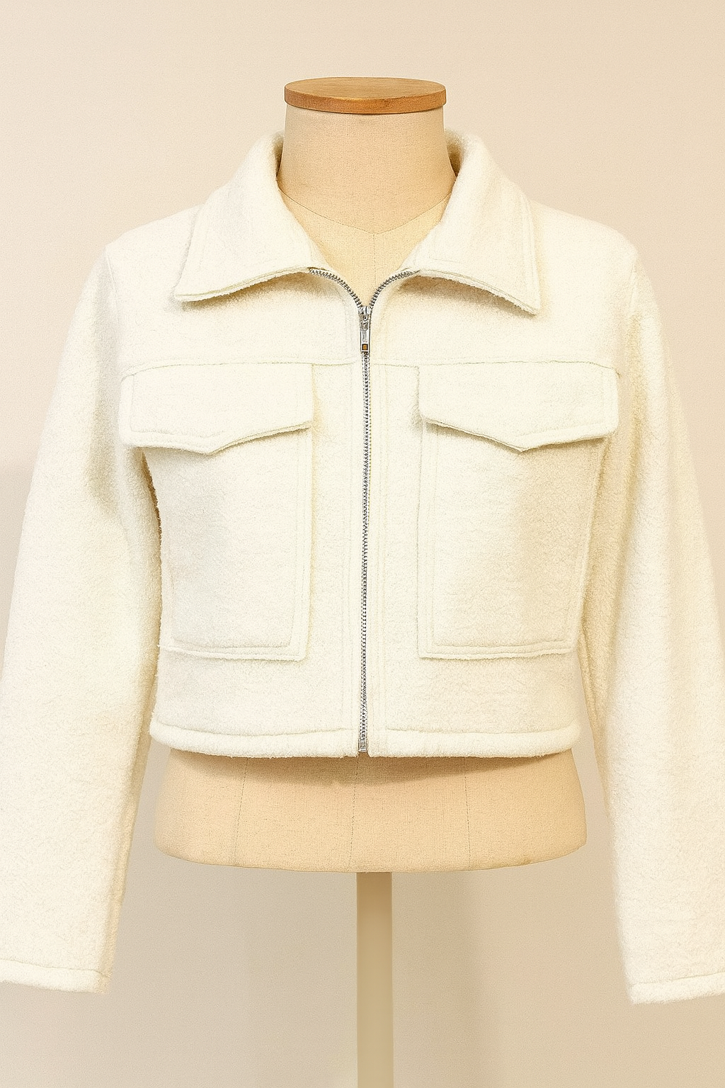 Chaqueta ORÁH Baby Coat – Gris Bouclé